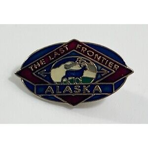 The Last Frontier Alaska‎ Travel Souvenir Pin